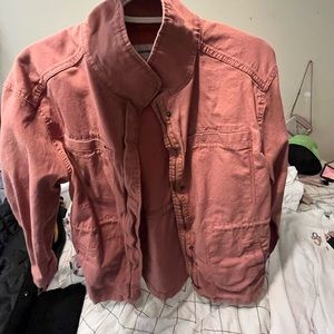 pink Old navy trenchcoat